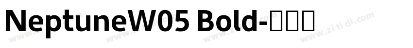 NeptuneW05 Bold字体转换